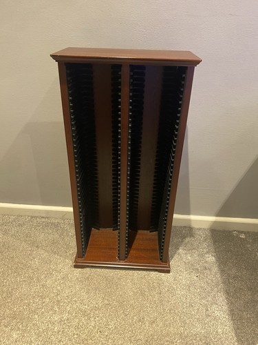 Wooden storage rack holds - cd,