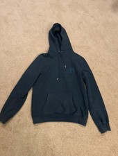Christian Dior Men's Hoodie Size S Dark Green Embroidered Logo 100% authentic 