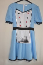 womens plus size Alice In Wonderland fancy dress costume UK Size 20-22