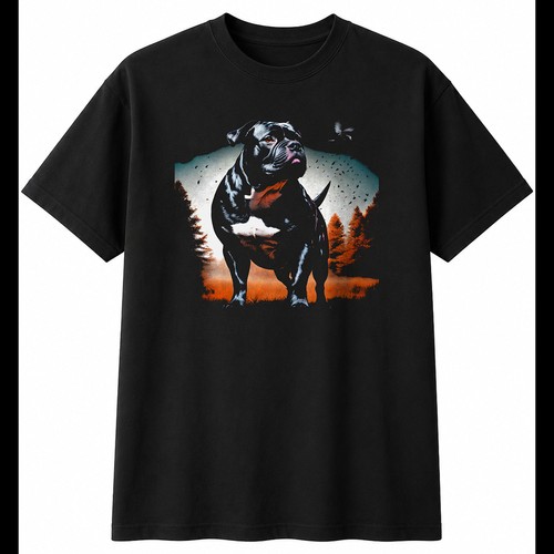 American bully with feathers - bully,