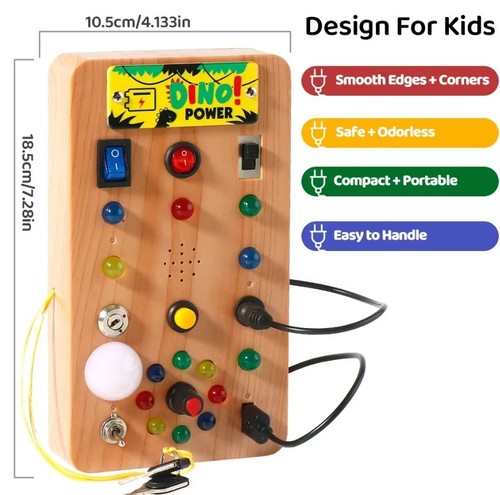 Montessori busy board sensory - board,