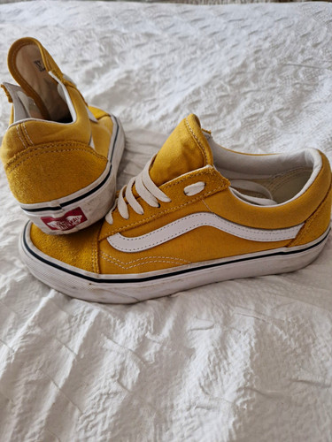 Vans old skool yellow - old, yellow/white