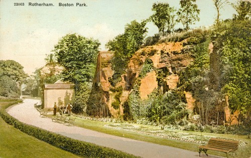 Rotherham vintage postcard - rotherham,