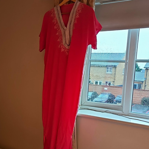 Womens pink silk kurta kaftan - pink, kurta/kaftan