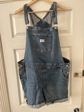 Official Levi Jeans Denim Dungarees Women Size 22 Blue Plus Size Curve Range