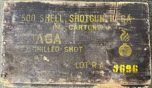 Ww2 ammunition wood shotgun - ww2,