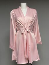 Ex River Island Tie Front Pink Satin Kimono Dress sizes 12-18 RRP £40