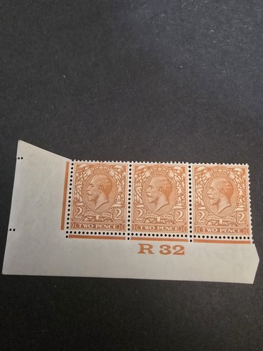 George orange two pence - v,