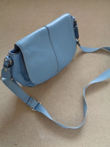 Hobbs mid blue pebbled leather - hobbs,