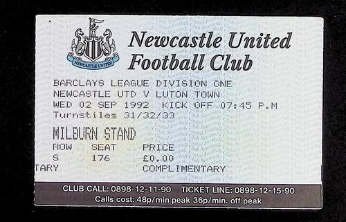 Newcastle united luton town - newcastle,