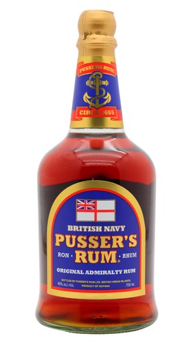 Pusser blue label rum - -,