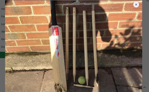 Junior cricket set