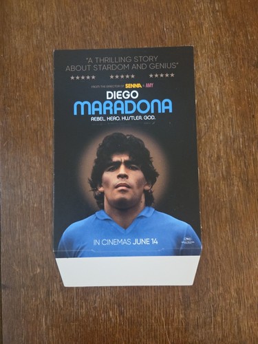 Maradona film small standee - maradona,