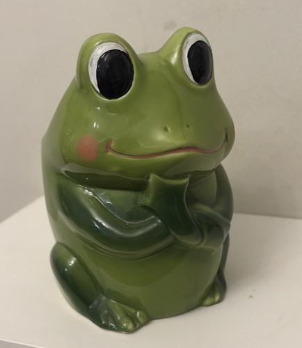 Vintage frog planter storage - vintage,