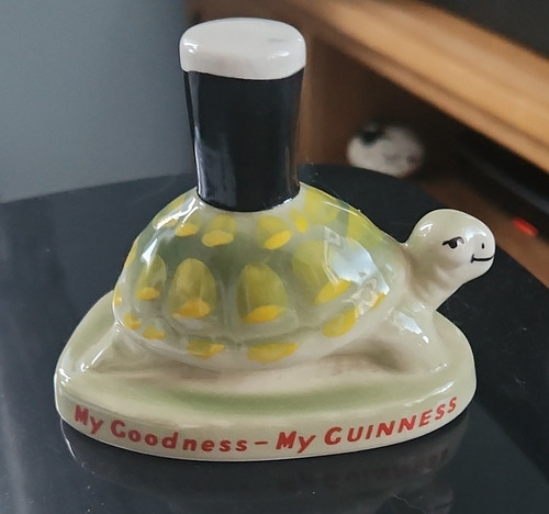 Guinness ceramic tortoise - ceramic,