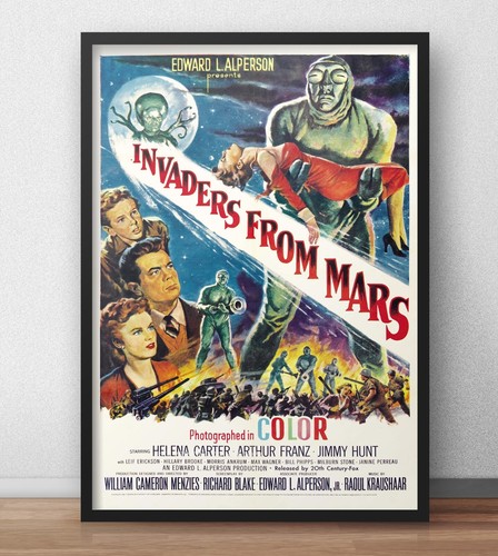 Vintage movie poster invaders - poster,