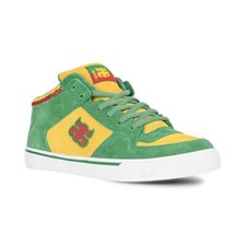 IPATH Reed Mid-Top Skate Shoes - Green/Yellow/Rasta