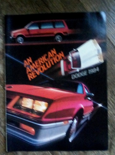 1984 dodge full line - full, sales