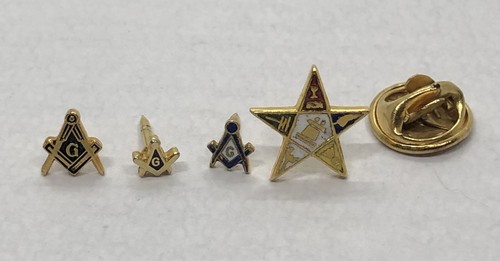 Vintage gold tone masonic - vintage,
