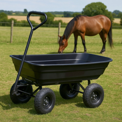 75l garden dump cart - 75l,