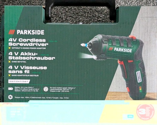 Parkside cordless - parkside, 4v