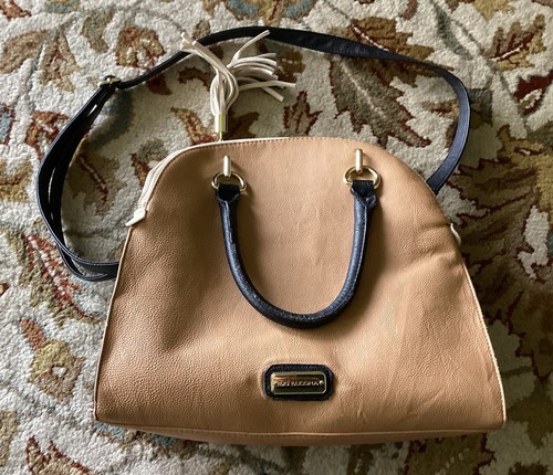 Big buddha handbag cream black - handbag,