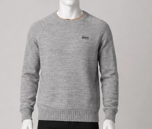 Superdry orange label - superdry, grey