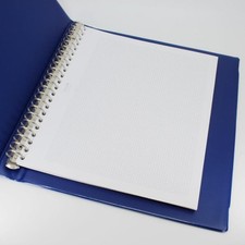 Salisbury Multi-Ring Stamp Album-White Leaves