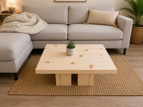 Handmade rustic chunky - chunky, pine