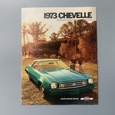 1973 Chevrolet Chevelle Laguna Malibu Deluxe – 16-Page Color Sales Brochure