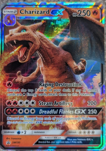 Charizard sm195 holo - gx,