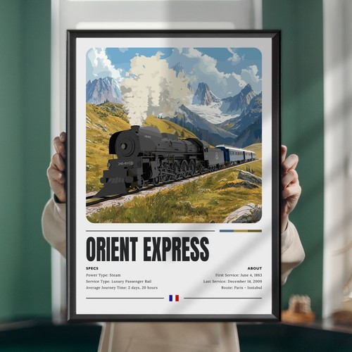 Orient express poster print - orient,