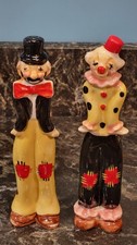 Vintage Lefton Clowns On