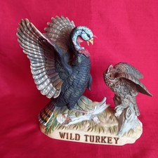 STUNNING VINTAGE WILD TURKEY 'WHISKEY' DECANTER, WILD TURKEY & OWL