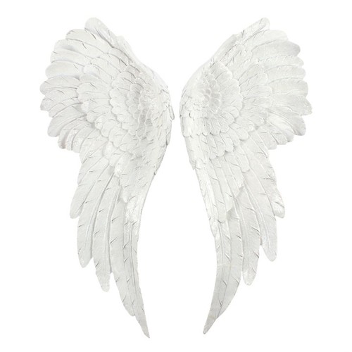 Pair large glitter angel - of,