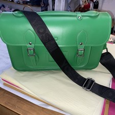 Yoshi Green Leather Satchel