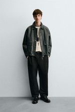 Zara RELAXED FIT Men's FAUX