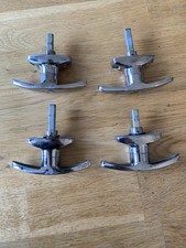 4x Chrome T Handle Locks For Trailer or Caravan