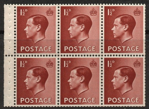 1936 keviii sg459b - keviii, booklet