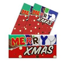 3 x Merry Xmas Funny Chocolate