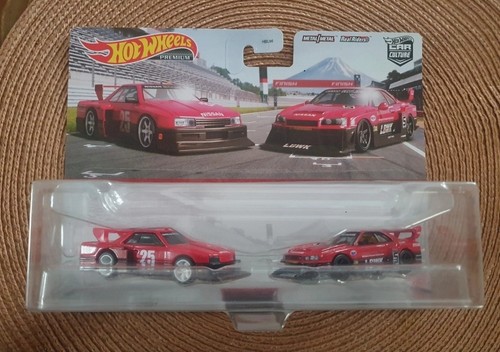 Hot wheels twin set - wheels, nissan