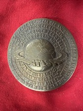 Matisa 1945-1955 Bronze Medal By R B Baron. Railway Ballast Tamper.