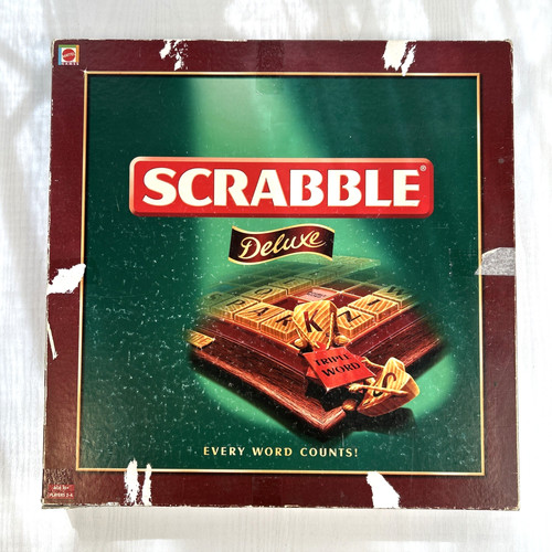 Mattel vintage scrabble deluxe - vintage,