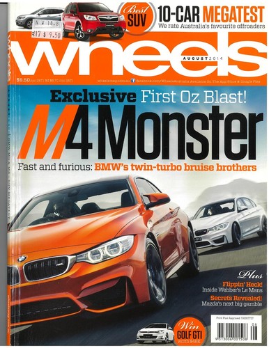 Wheels magazine august 2014bmw - wheels,