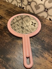 Vintage Handheld Mirror Pink