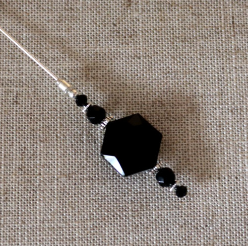 Vintage style black glass - vintage,