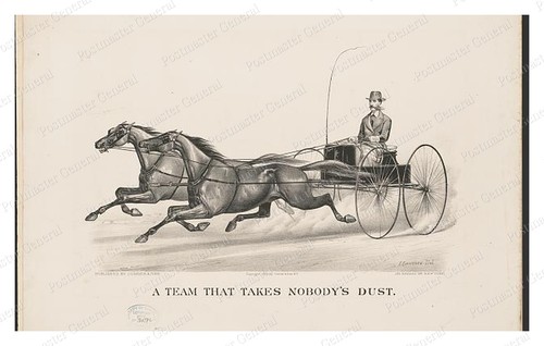Two horse sulky race standard - sulky,