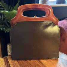 1940s Bakelite Handle Leather
