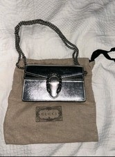 GUCCI Silver Dionysus Bag