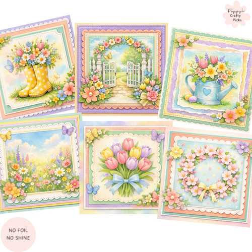 Spring floral card - floral,